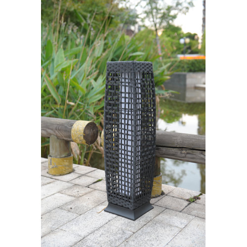 Azure Sky Solar Powered Integrated LED Outdoor Table Lamp & Reviews